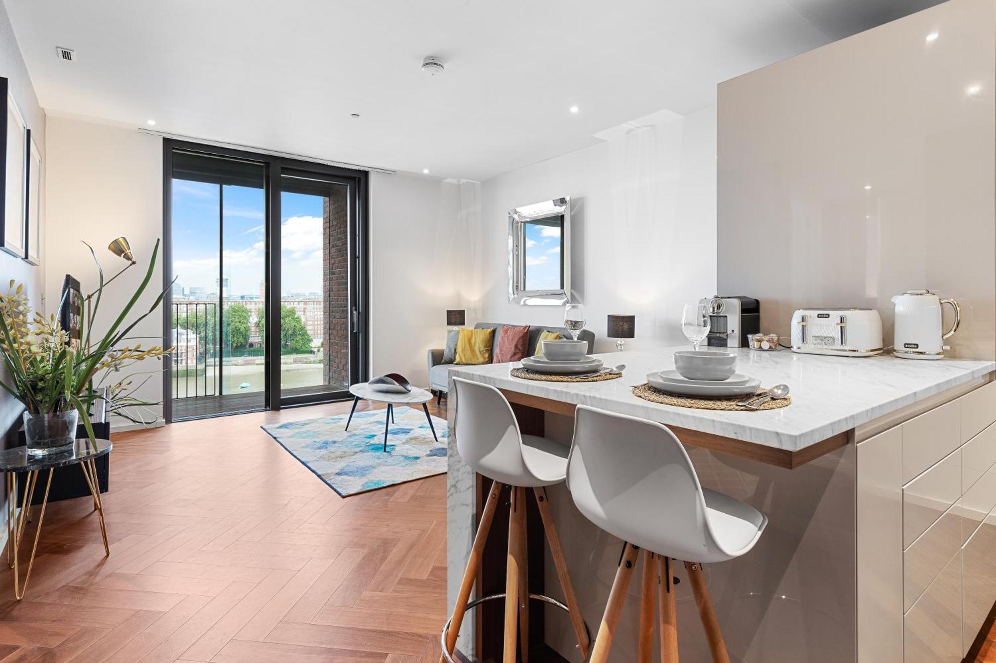 River Panorama Central London 2 Bedroom New Development מראה חיצוני תמונה